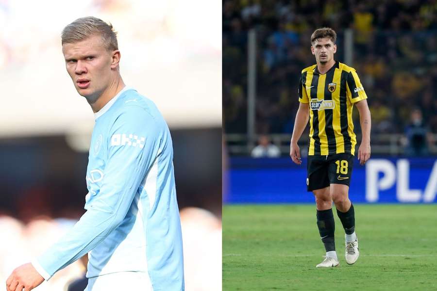 Erling Haaland și Răzvan Marin Erling Haaland și Răzvan Marin