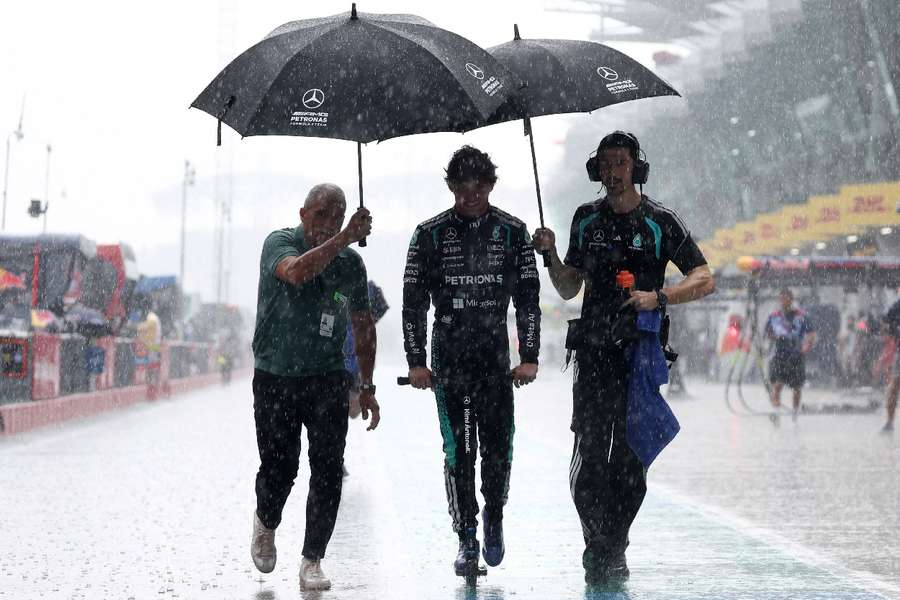Kimi Antonelli ahead of the Bahrain Grand Prix