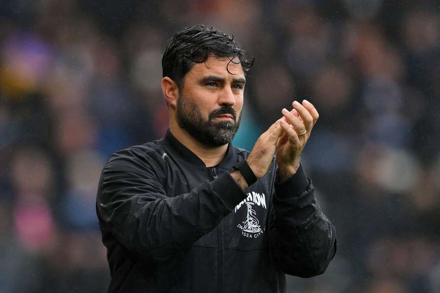 Vítor Matos, treinador do Swansea e líder do Championship Vítor Matos, treinador do Swansea e líder do Championship