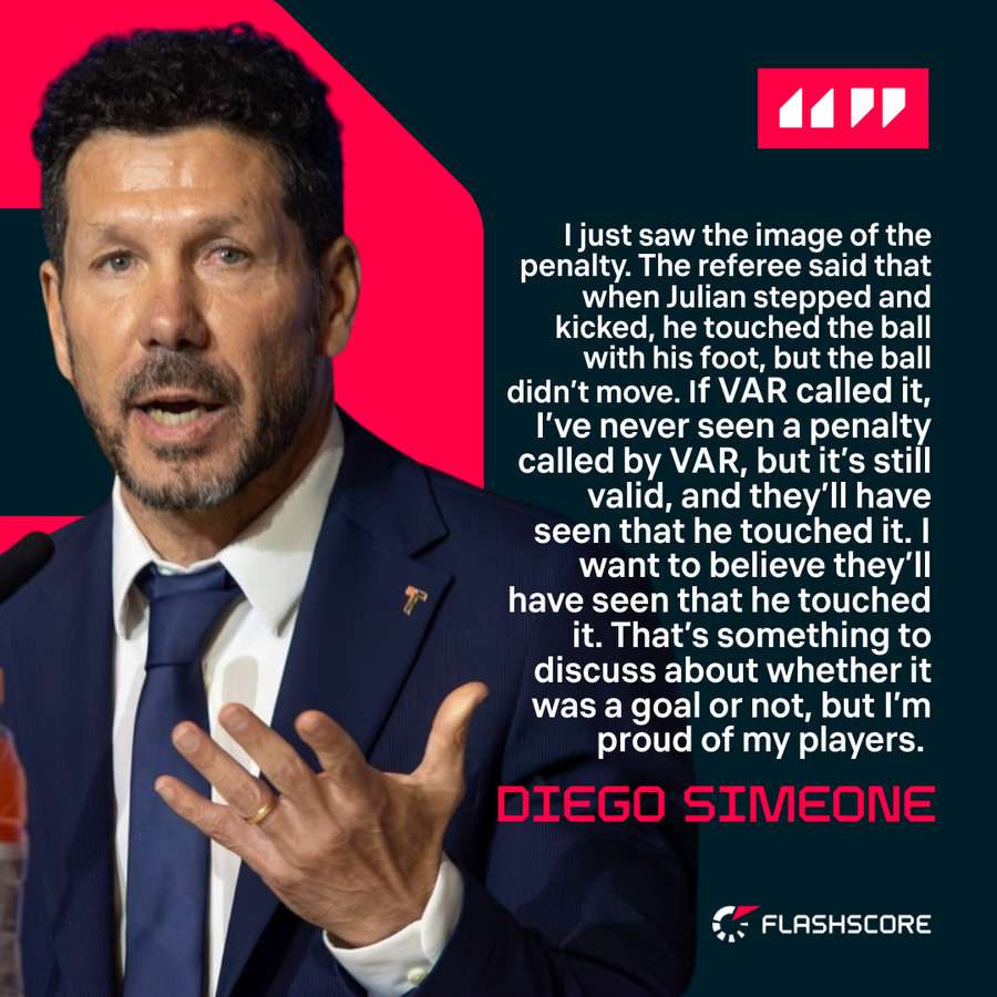 Comentariul de după meci al lui Diego Simeone după ce Atletico Madrid a fost eliminată din Liga Campionilor de Real Madrid Comentariul de după meci al lui Diego Simeone după ce Atletico Madrid a fost eliminată din Liga Campionilor de Real Madrid