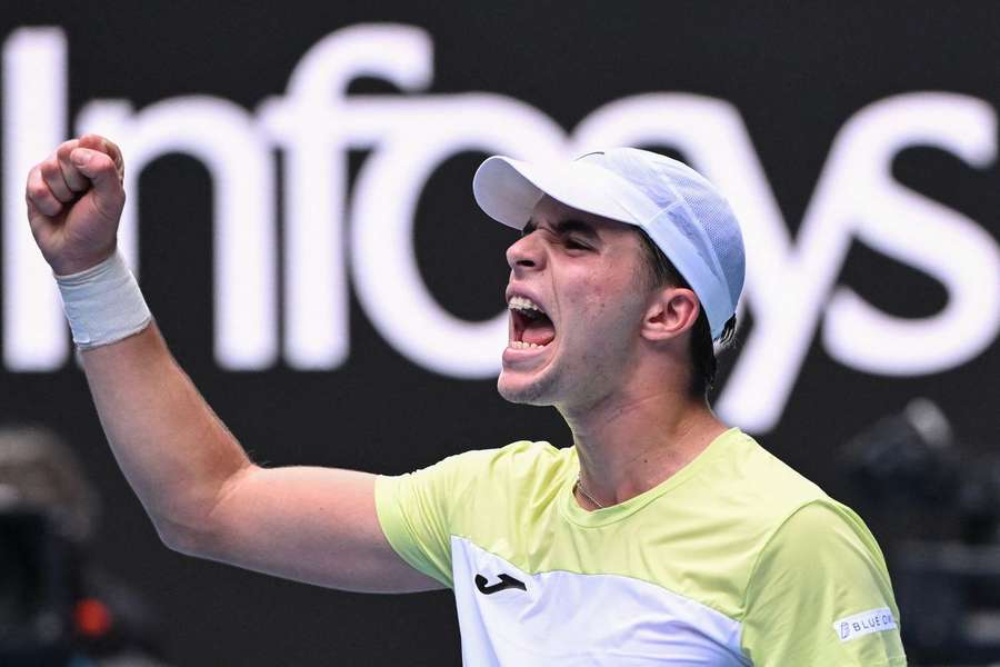 Jaime Faria venceu um set contra Djokovic