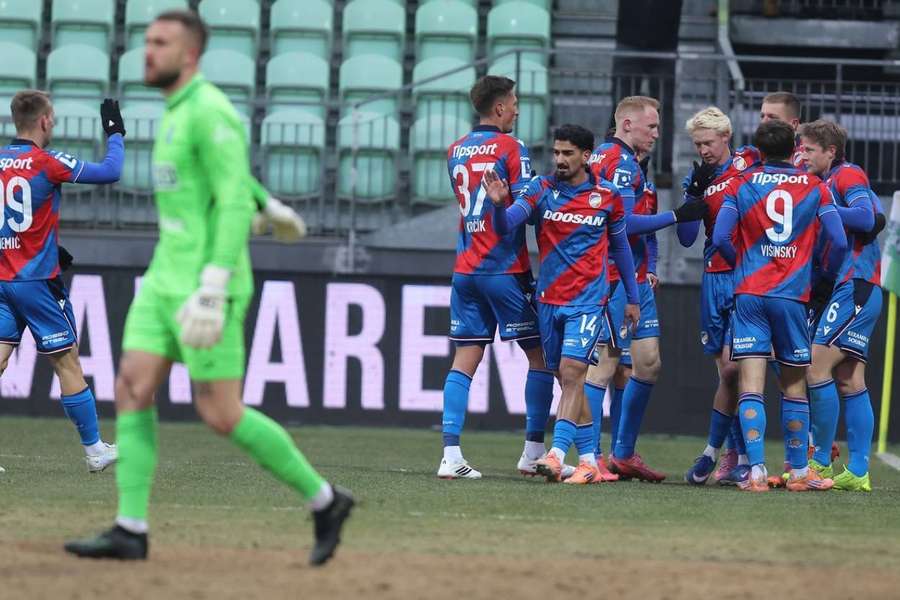 Gólová radost Plzně.