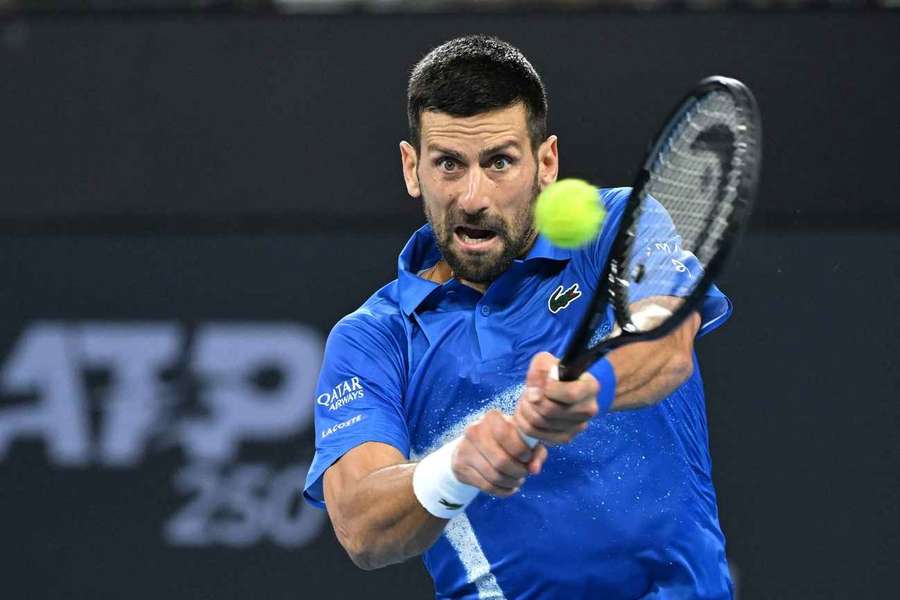 Novak Djokovic muss in Brisbane die Segel streichen.