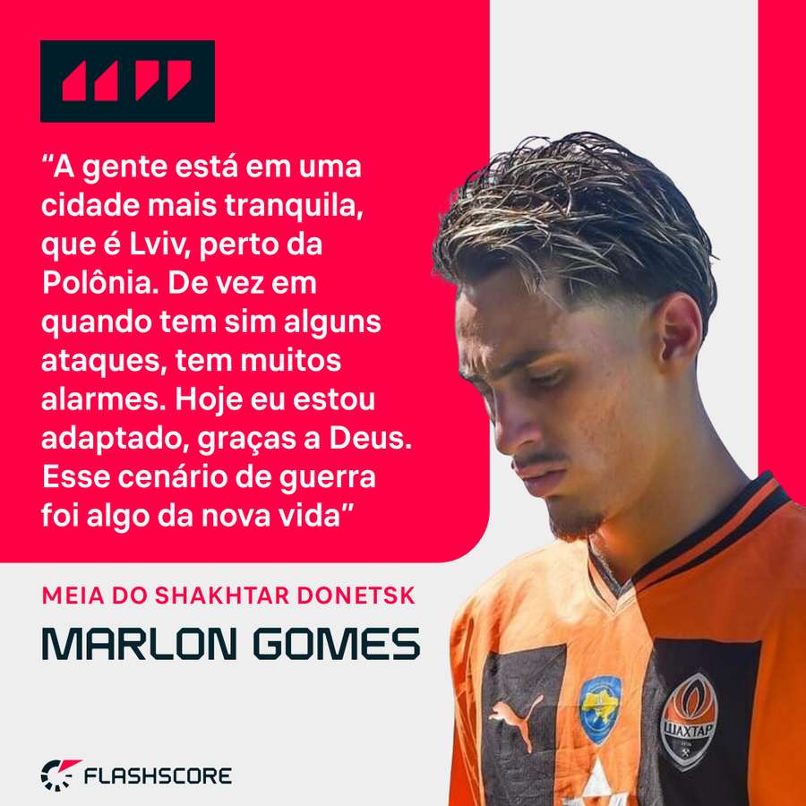 Marlon Gomes sobre a adaptação no novo país
