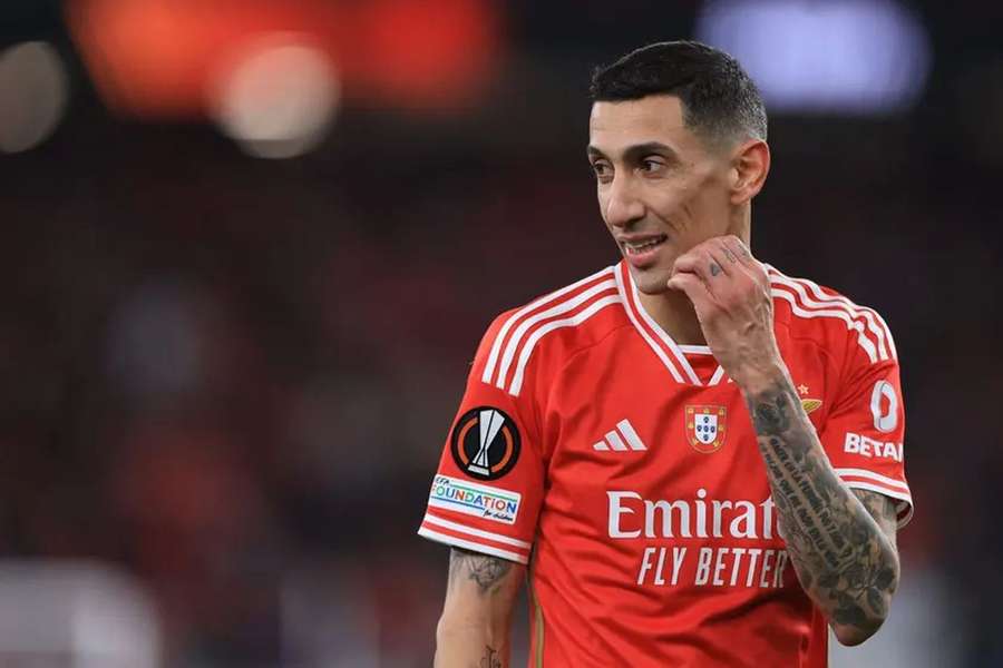 Di María está em final de contrato com o Benfica