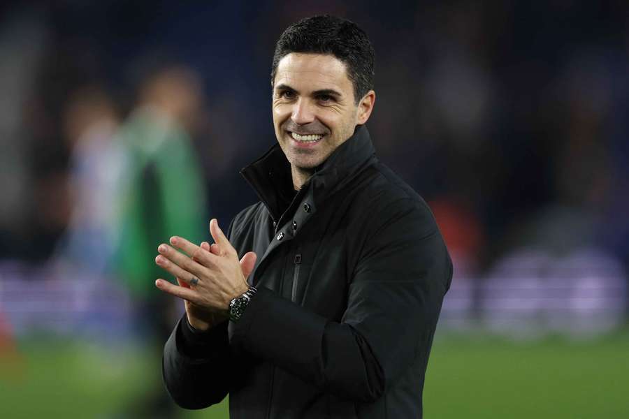 Arteta žiaril spokojnosťou.