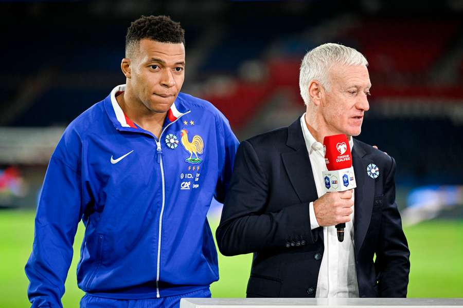 Mbappé et Deschamps en novembre 2025.