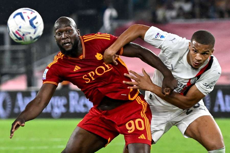 Lukaku fez minutos promissores com a camisa da Roma