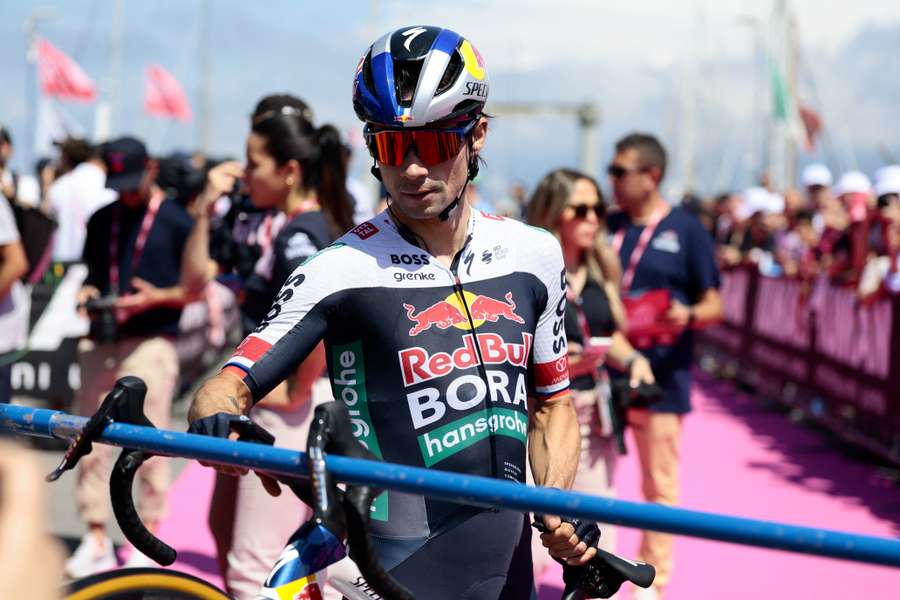 Primoz Roglic bei der 11. Etappe der Giro d'Italia.