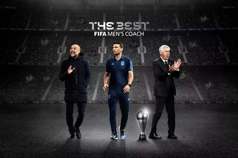 Ancelotti, Scaloni y Guardiola, los nominados al premio The Best como mejor entrenador