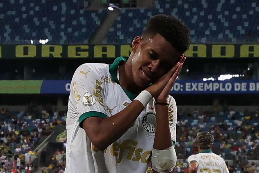 Estêvão fez o gol da vitória do Palmeiras em Cuiabá
