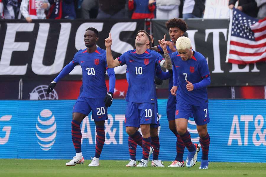 Pulisic festeggia l'1-0