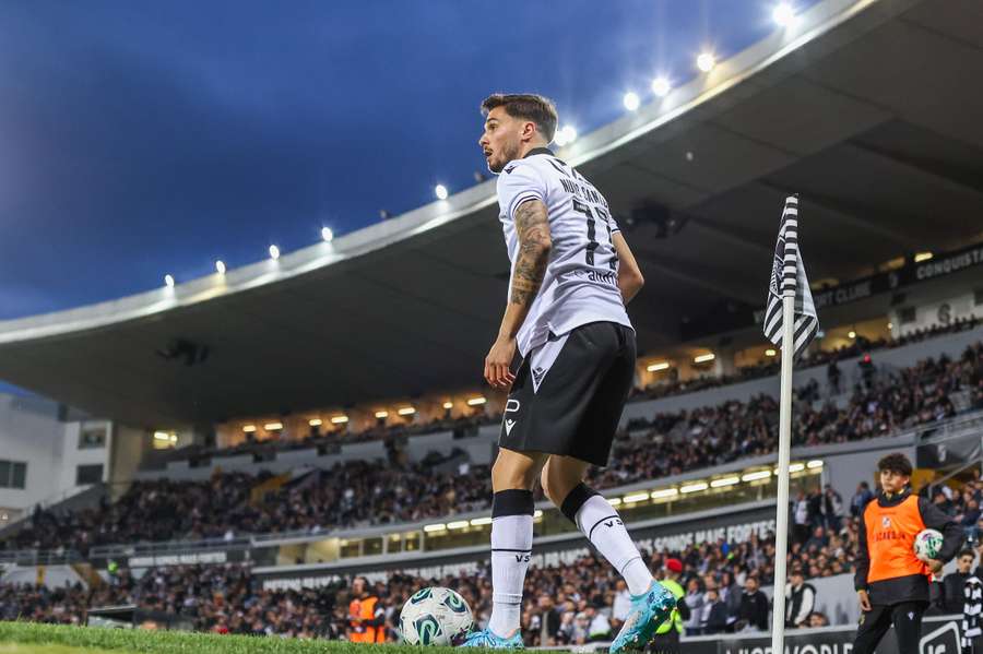Nuno Santos cumpre a segunda temporada no Vitória SC
