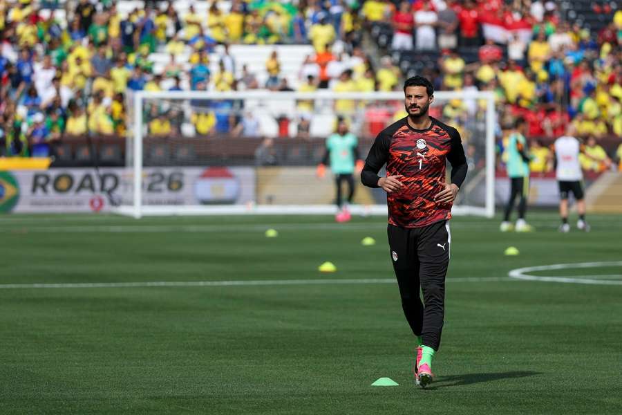 Mohamed El Shenawy ahead of the World Cup warm-up clash with Brazil Mohamed El Shenawy ahead of the World Cup warm-up clash with Brazil