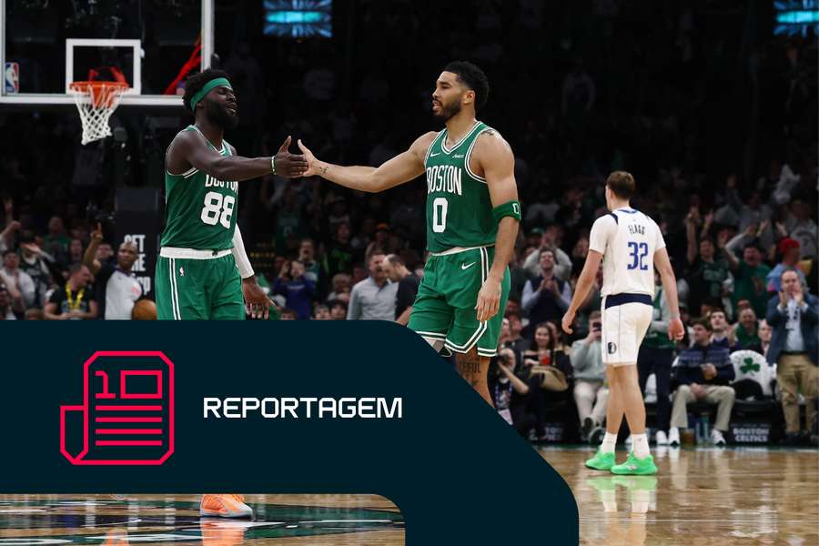 Jayson Tatum regressou à NBA dez meses depois de romper o tendão de Aquiles