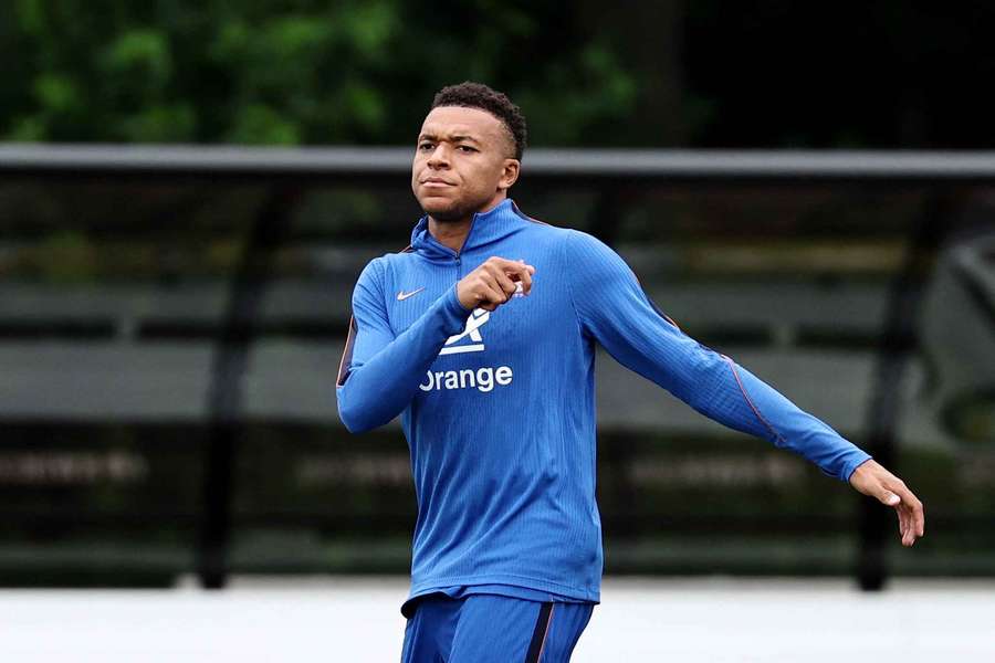 Mbappé im Training vor dem Viertelfinale Mbappé im Training vor dem Viertelfinale