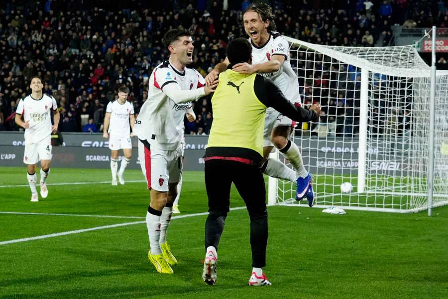 Modrič a jeho obrovská radosť po víťaznom zásahu.