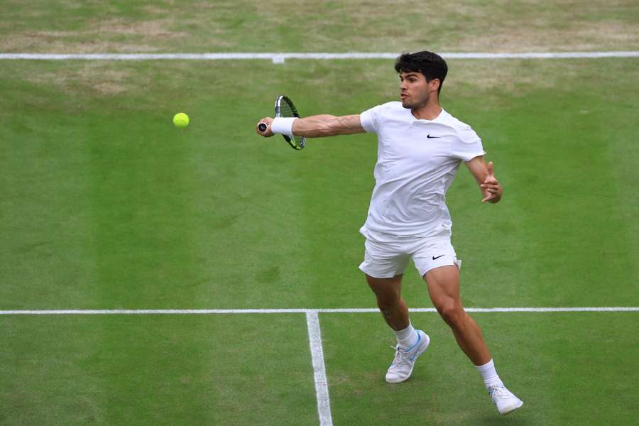 Alcaraz, en Wimbledon