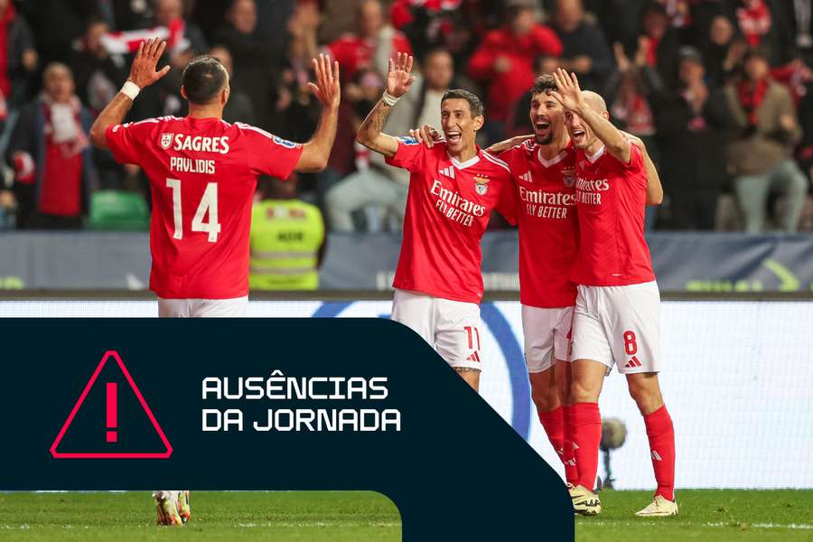 Aursnes é baixa certa, Di Maria e Tomás Araújo em dúvida no Benfica