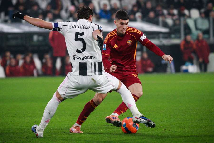 Matias Soulé durante la partita contro la Juventus