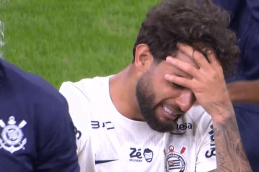 Drama no Corinthians: Yuri Alberto chora após nova lesão muscular na coxa Drama no Corinthians: Yuri Alberto chora após nova lesão muscular na coxa