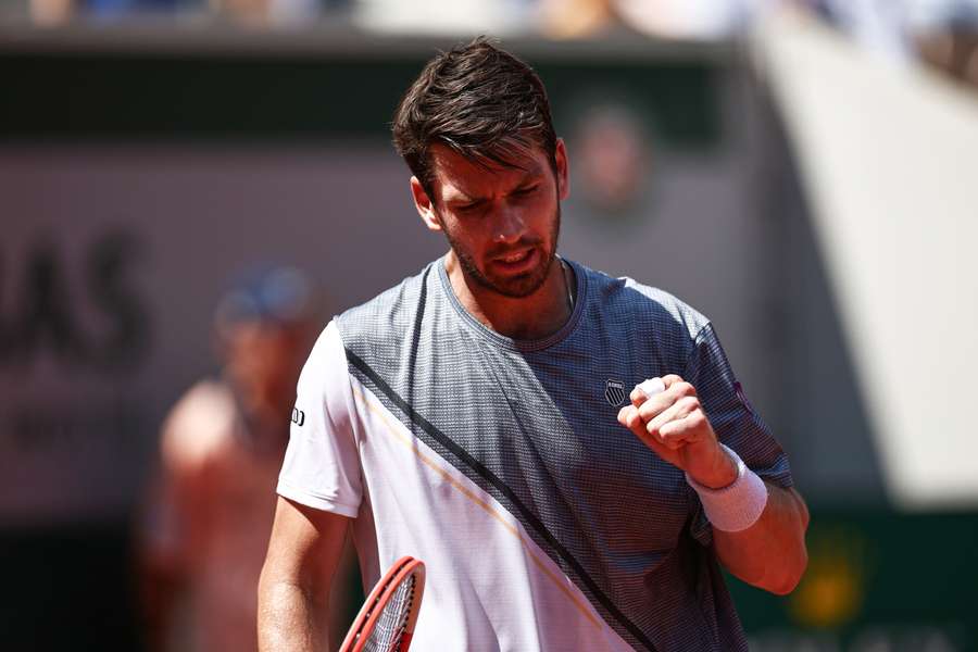 Norrie was victorious in the first round of the French Open