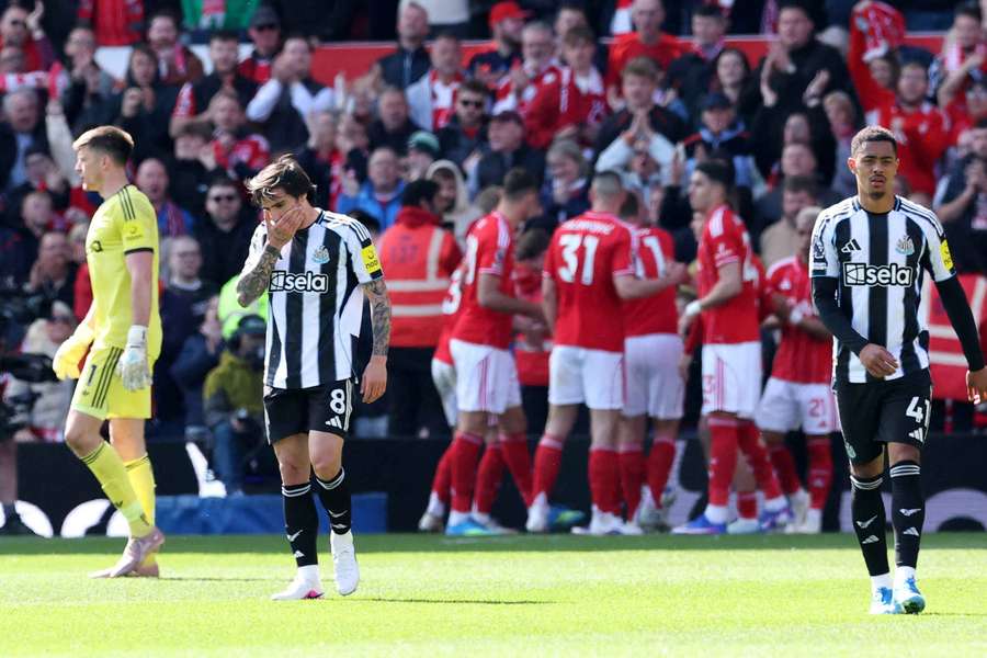 Sandro Tonali in action for Newcastle