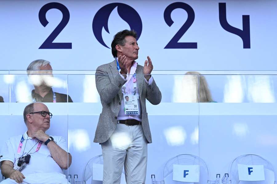 Sebastian Coe at the Paris 2024 Olympic Games