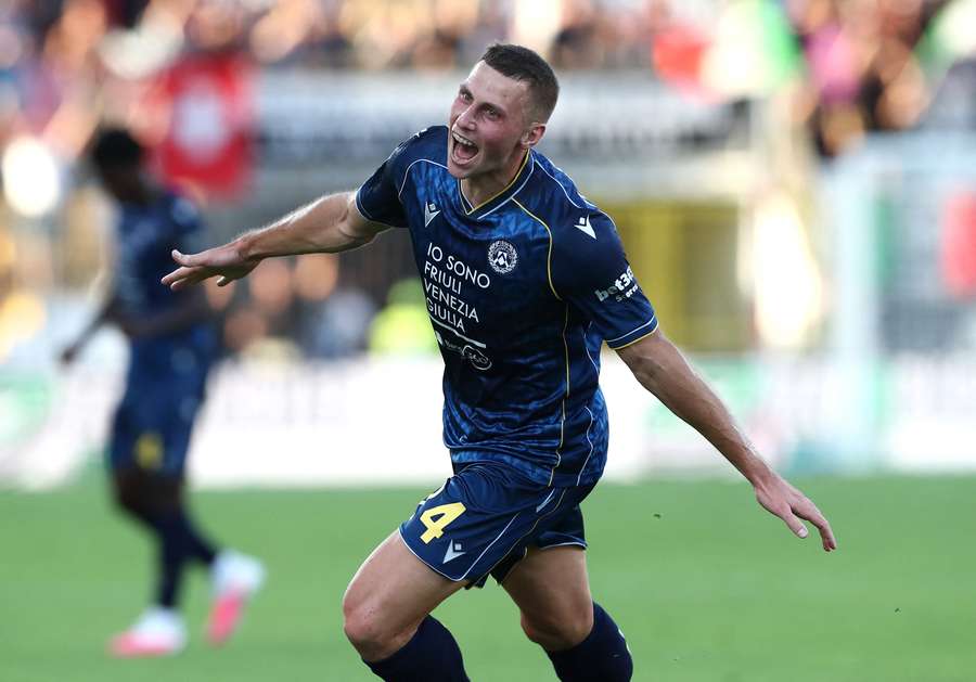 L'esultanza di Piotrowski L'esultanza di Piotrowski