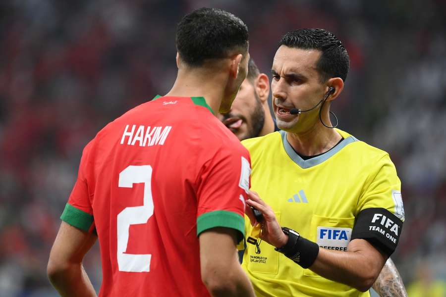 Følte sig snydt for to straffespark: Marokko føler sig snydt og klager over semifinaledommer