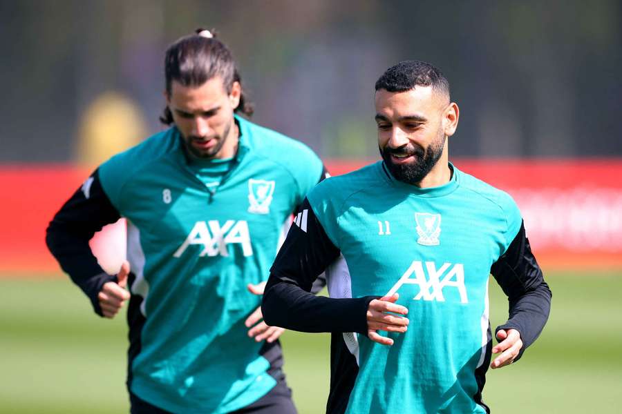 Salah během tréninku.