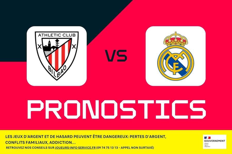 Athletic Club - Real Madrid : pronostics, paris et cotes (LaLiga)