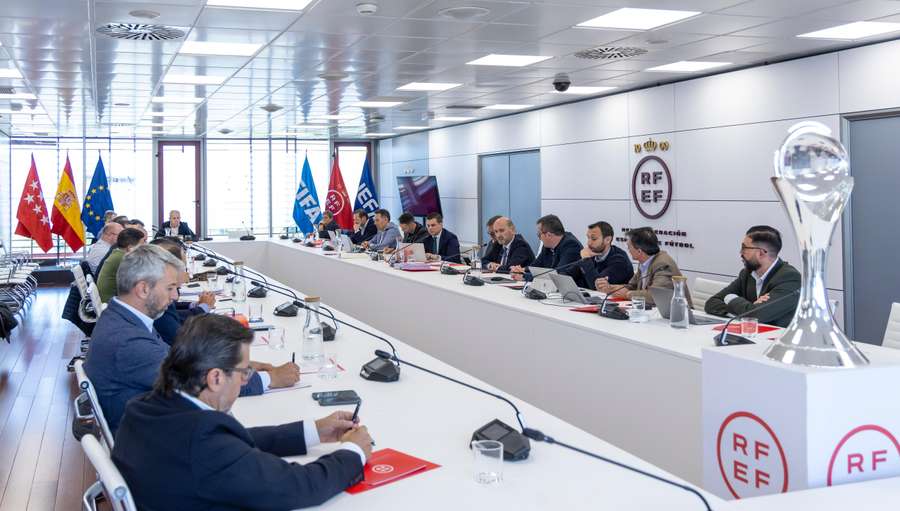 Reunión de la RFEF con los clubes españoles de fútbol sala Reunión de la RFEF con los clubes españoles de fútbol sala
