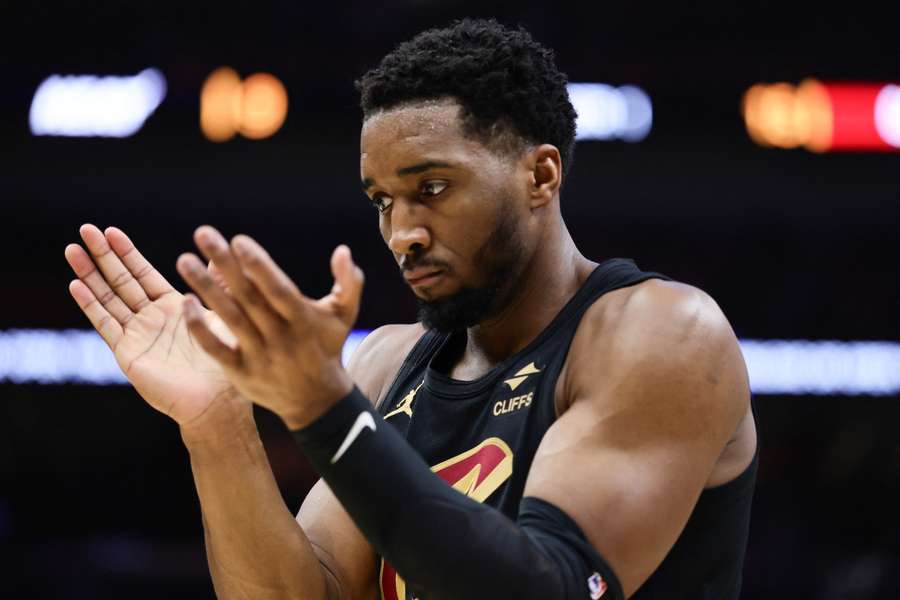 Donovan Mitchell in action for the Cleveland Cavaliers