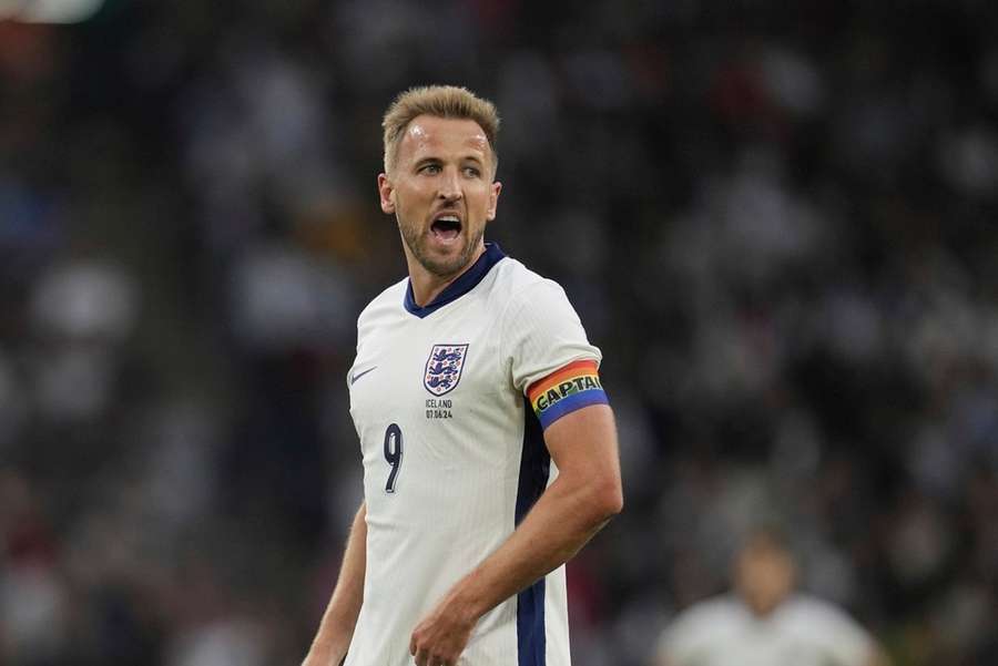 Harry Kane maakte in de oefeninterland met Bosnië-Herzegovina als invaller een doelpunt