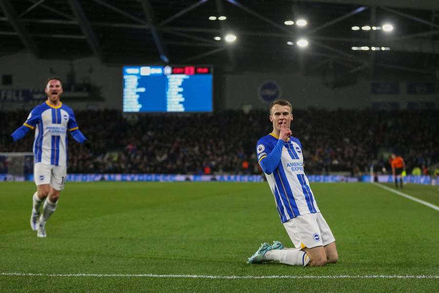 March bezorgt Brighton drie punten en vergroot problemen bij Crystal Palace