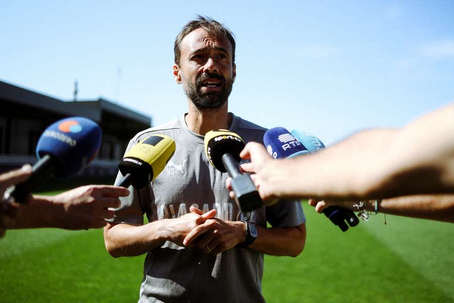 Hugo Oliveira, treinador do Famalicão Hugo Oliveira, treinador do Famalicão