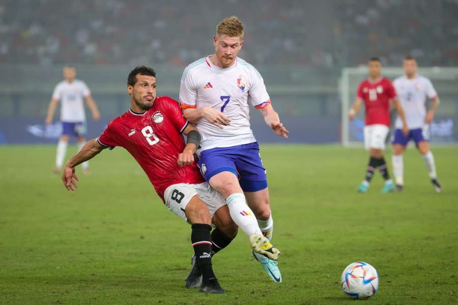 Kevin De Bruyne was at fault for one of Egypt's goals in Kuwait