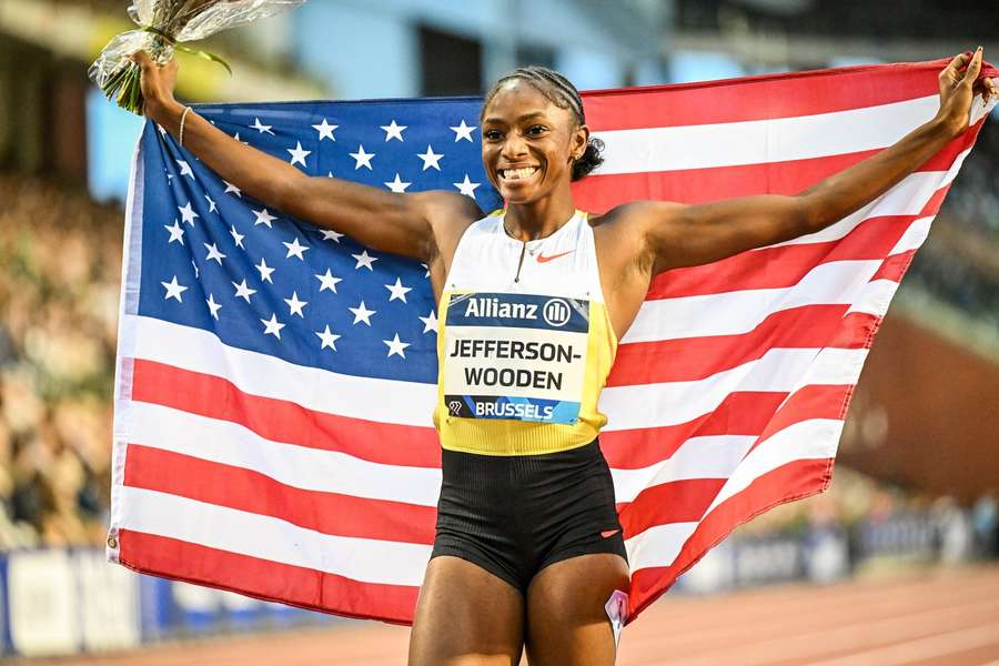 Amerykanka Jefferson-Wooden wygrała bieg na 100 m podczas Diamentowej Ligi w Brukseli