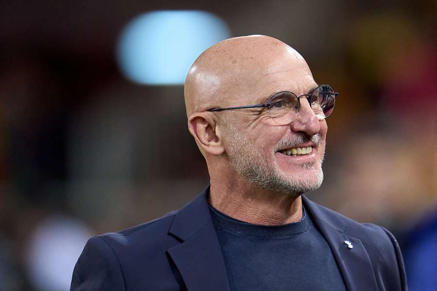 De la Fuente, un seleccionador feliz.