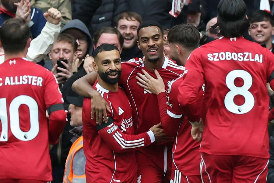 Gravenberch abriu o placar em Liverpool 2x1 Everton Gravenberch abriu o placar em Liverpool 2x1 Everton