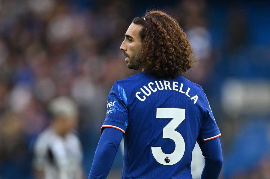 Cucurella, en un partido de Chelsea.