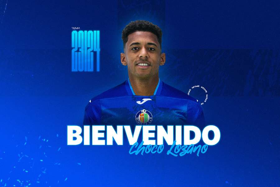 Choco Lozano, nuevo jugador del Getafe