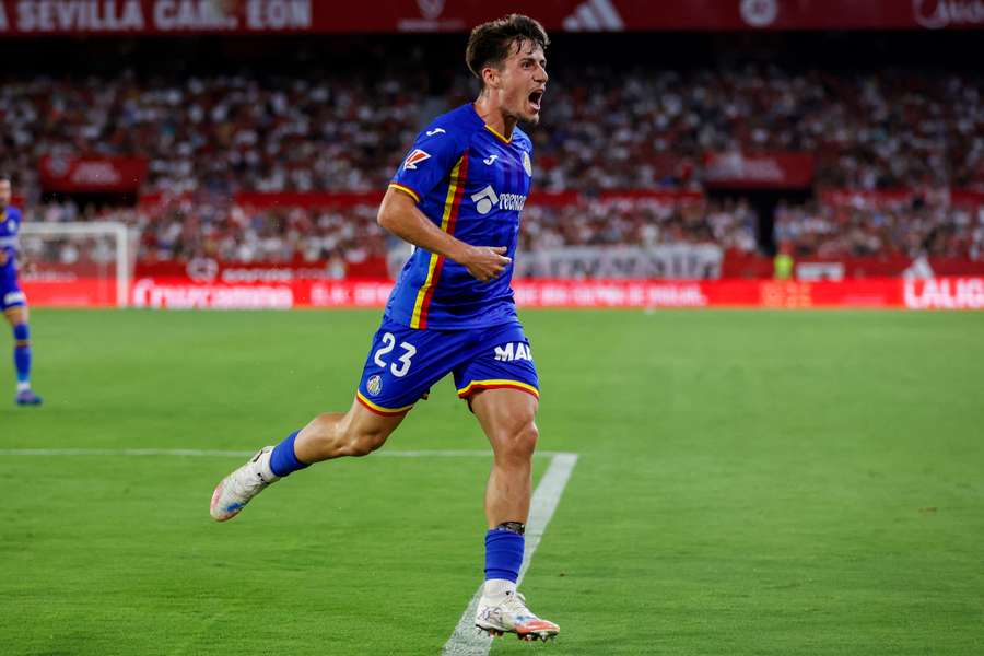 Adrián Liso, máximo goleador del Getafe