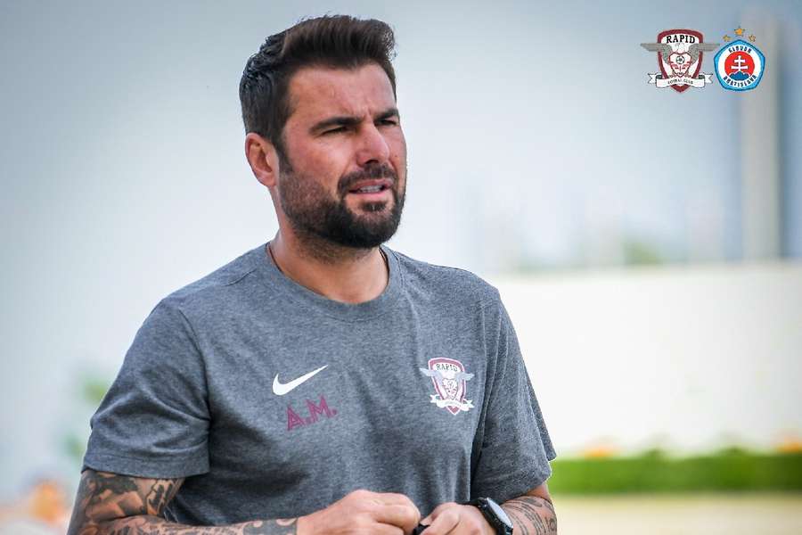 Adrian Mutu în cantonamentul din Slovacia