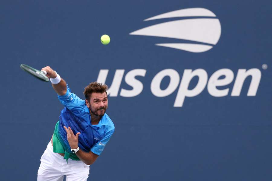 Wawrinka à l'US Open.
