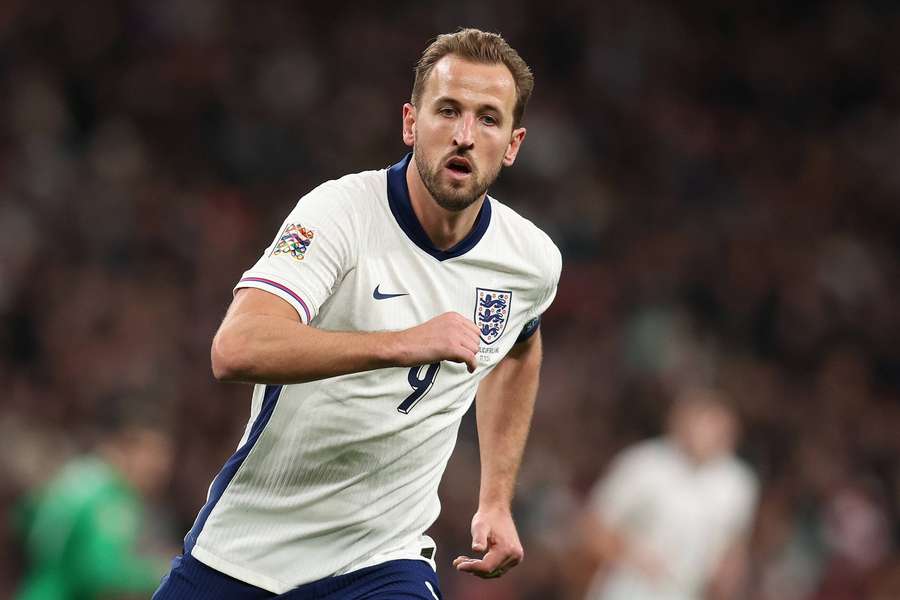 Kane in action for England against Ireland