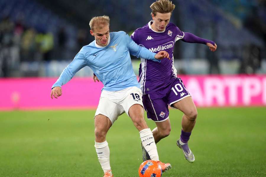 Un'azione della partita