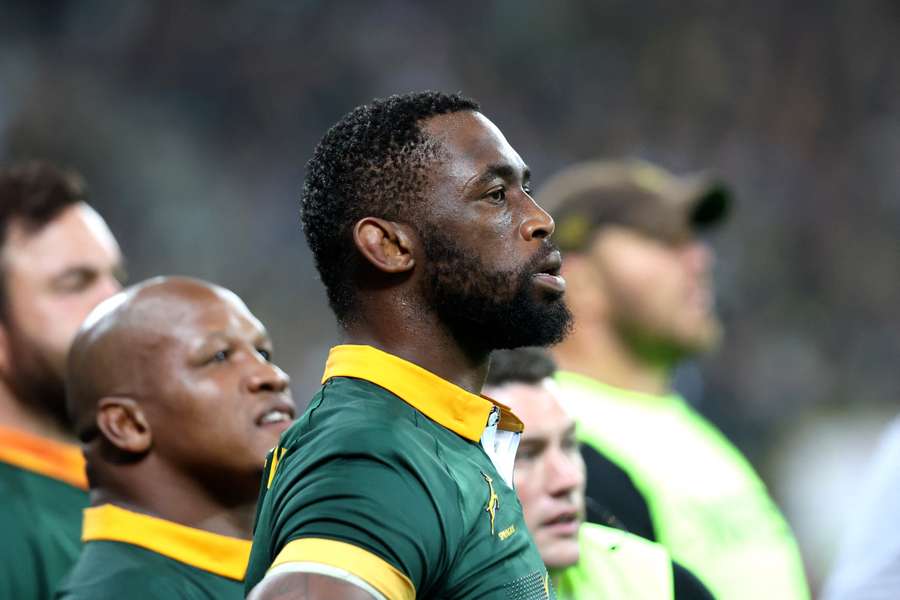 Siya Kolisi lors de la finale du Rugby Championship.