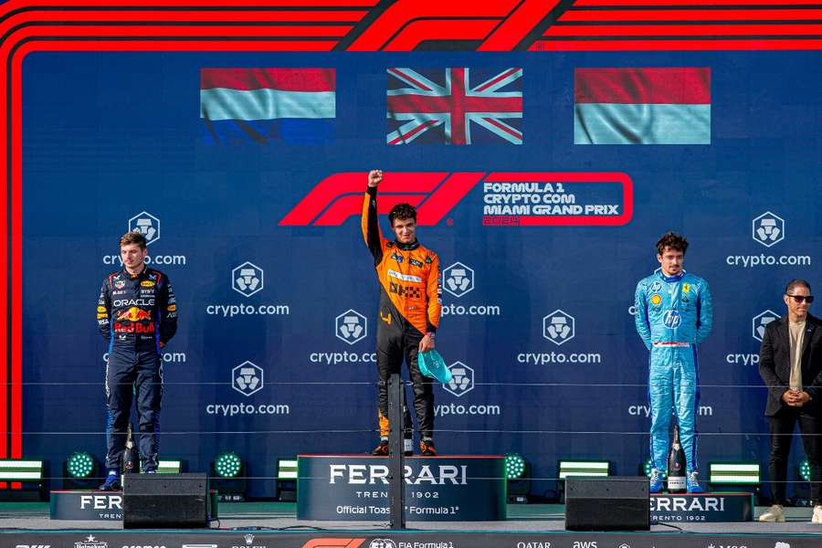 Lando Norris finally made it to the top step 